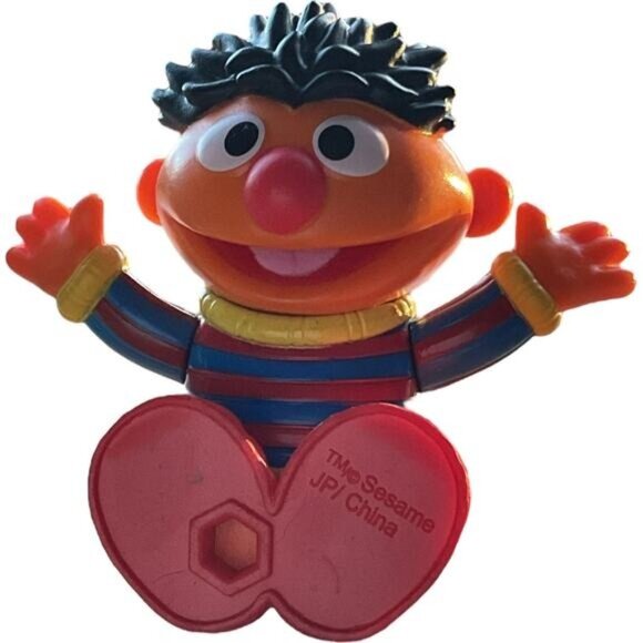 Sesame Street Action Figures Cookie Monster Ernie Cake Toppers Toys 3" - Picture 3 of 3